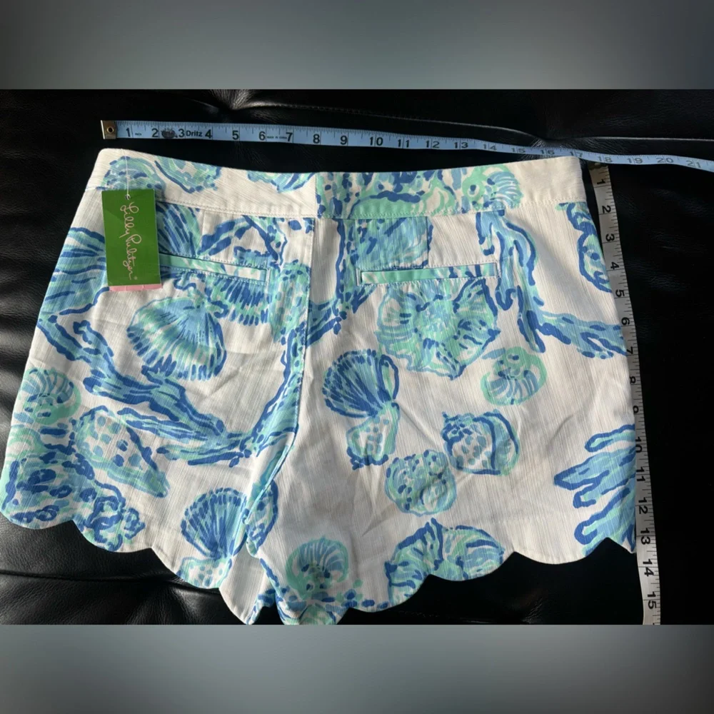 NEW buttercup shorts barefoot princess shell seashell scallop hem Lilly NWT 10